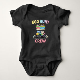 Body Para Bebê Egg Hunt Crew Kids Easter Holiday