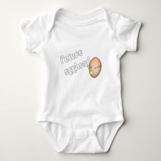 Body Para Bebê Egghead futuro (Frente)