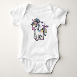 Body Para Bebê Einhorn-Baby-Strampler