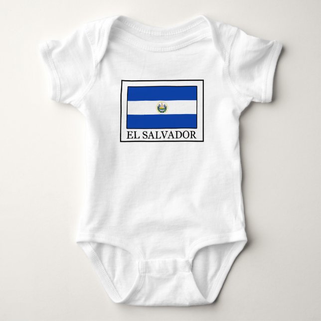 Body Para Bebê El Salvador (Frente)