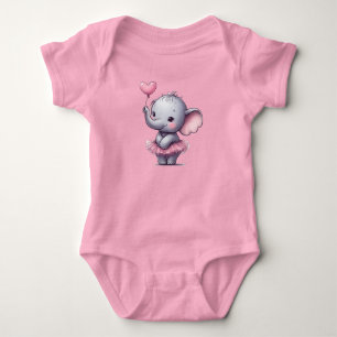 Body Para Bebê Elefante
