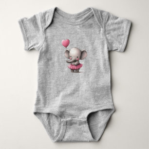 Body Para Bebê Elefante