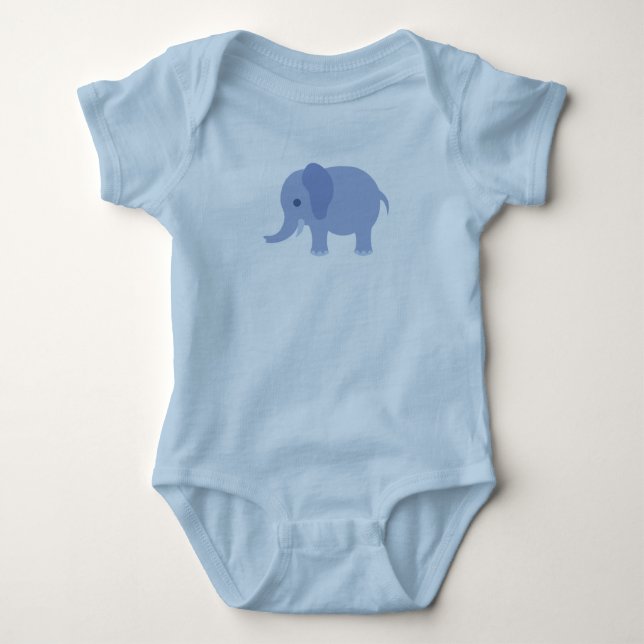 Body Para Bebê Elefante Bebê (Frente)