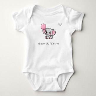 Body Para Bebê Elefante Chibi Fofo Sonhe Grande Pequeno Corpo de