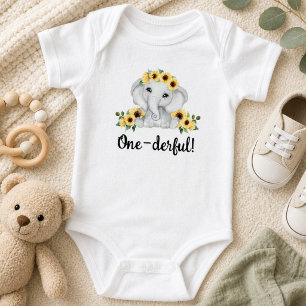 Body Para Bebê Elefante Rústico Maravilhoso 