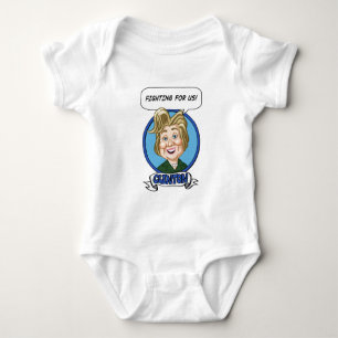 Body Para Bebê Eleição 2016 de Hilary Clinton