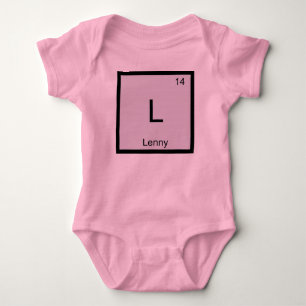 Body Para Bebê Elemento Químico Nome Lenny Tabela Periódica