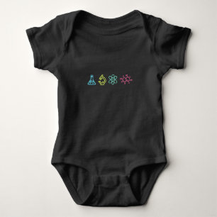 Body Para Bebê Elementos de ciência