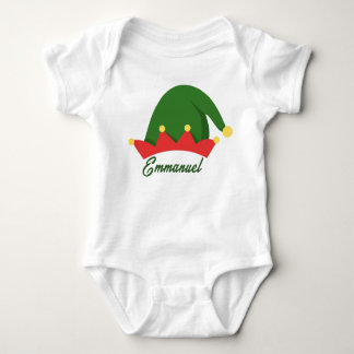 Body Para Bebê Elf Hat Bodydress