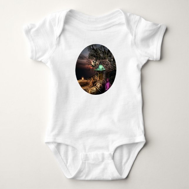 Body Para Bebê Elf House (Frente)