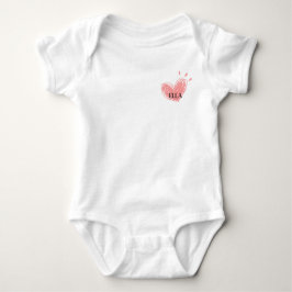Body Para Bebê Ella Heart Baby Bodyfit