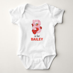 Body Para Bebê Elmo Alphabet B Bolhas