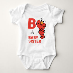 Body Para Bebê Elmo   B é para Irmãzinha