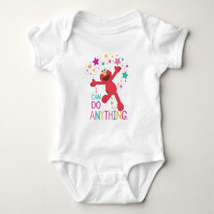 Body Para Bebê Elmo eu posso fazer qualquer coisa