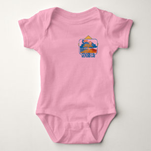 Body Para Bebê Em Sua Imagem T-shirt I Heart I Pink Esp