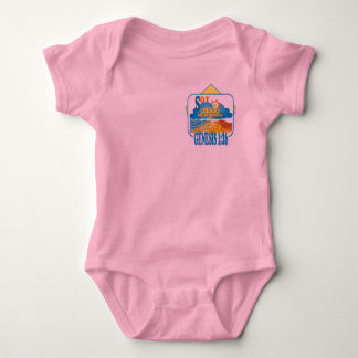 Body Para Bebê Em Sua Imagem T-shirt I Heart I Pink Esp