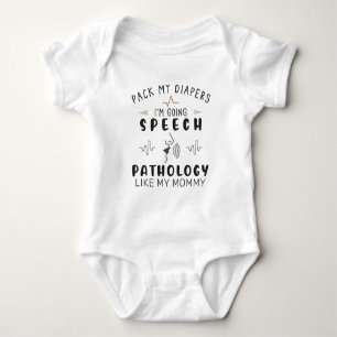 Body Para Bebê Embale Minhas Fraldas Estou Indo para Patologia da