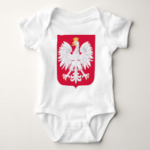 Body Para Bebê Emblem polonês - Polônia Shield - Polska Herb Po