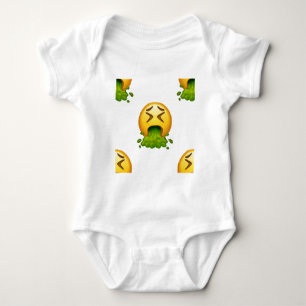 Body Para Bebê emoji vomitando