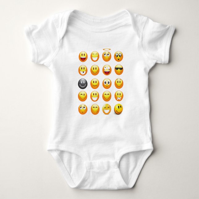 Body Para Bebê emojis (Frente)