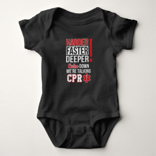 Body Para Bebê EMS mais rápido Enfermeiro médico CPR EMT mais pro
