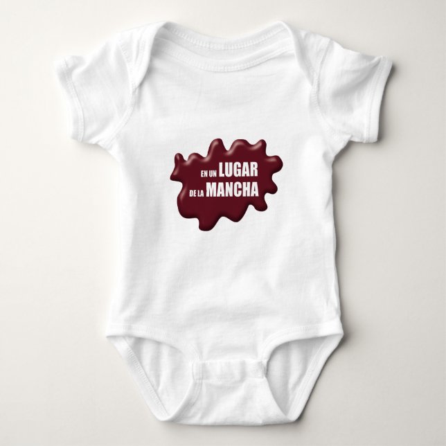 BODY PARA BEBÊ EN UN LUGAR DE LA MANCHA (Frente)