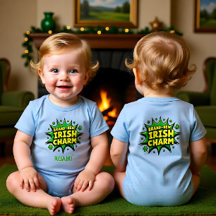 Body Para Bebê Encanto Personalizável: Edição Irlandesa