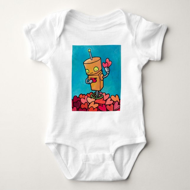 Body Para Bebê Encha acima seu HeartBox (Frente)