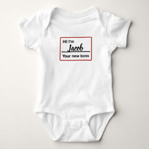 Body Para Bebê Encontre seu chefe novo