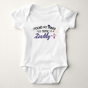 Body Para Bebê Encontrei meu príncipe e seu nome é pai