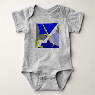 Body Para Bebê Energia de Abstrato