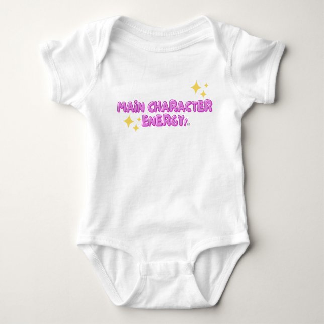 Body Para Bebê Energia de Caráter Principal (Frente)