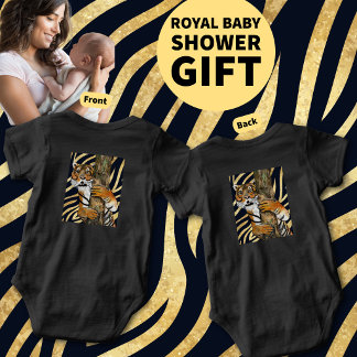Body Para Bebê Energia Real do Tigre