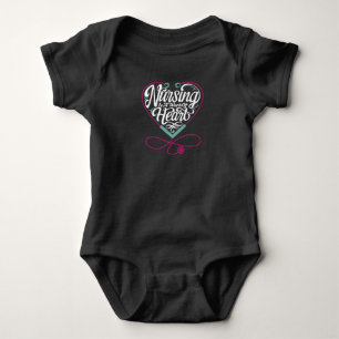 Body Para Bebê Enfermagem é uma obra de coração