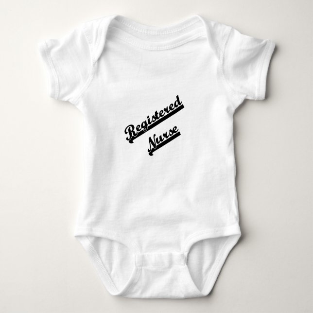 Body Para Bebê Enfermeiro Registrado (Frente)