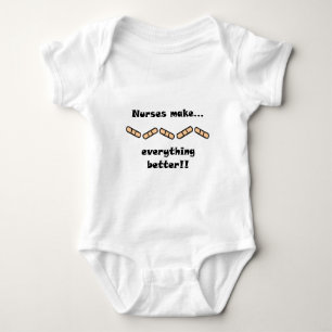 Body Para Bebê Enfermeiros tornam tudo melhor