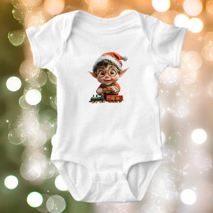 Body Para Bebê Engenharia Bebê Natal Elf Bebê Bebê Roupa
