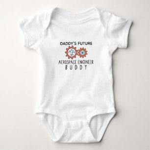 Body Para Bebê Engenheiro Aerospace Futuro do pai