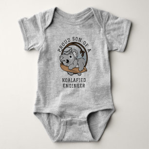 Body Para Bebê Engenheiro de Graduação 2023 Baby Koala Formando P