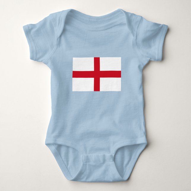 Body Para Bebê England Flag (Frente)
