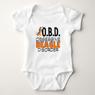 Body Para Bebê Engraçado Beagle Obcecado Baby
