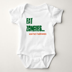Body Para Bebê Engraçado Bebê Come Zombies Halloween Comedy Baby
