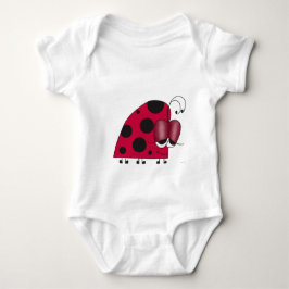 Body Para Bebê Engraçado e Euphoric Ladybug