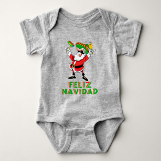 Body Para Bebê Engraçado Feliz Navidad México Natal