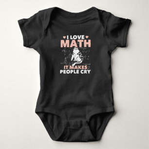 Body Para Bebê Engraçado Gato Lover Matemática Humor Nerd Matem