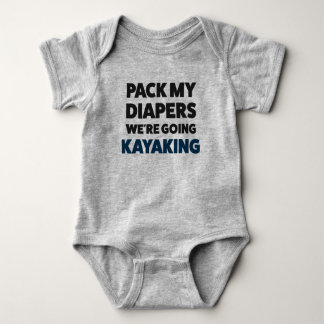 Body Para Bebê Engraçado Kayaking Jersey Bodycase para Bebê