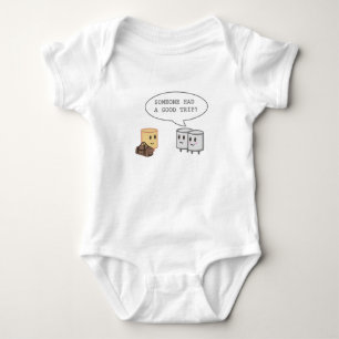 Body Para Bebê Engraçado Marshmallow Engraçado Acampamento Smor