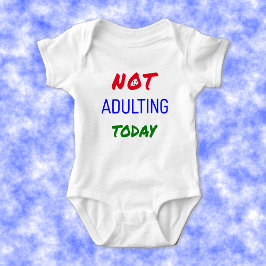 Body Para Bebê Engraçado não adulterar o texto de hoje