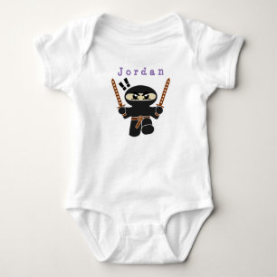 Body Para Bebê Engraçado, ninja. roupa de bebê