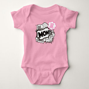 Body Para Bebê Engraçado nosso primeiro dia de as mães t-Shirt